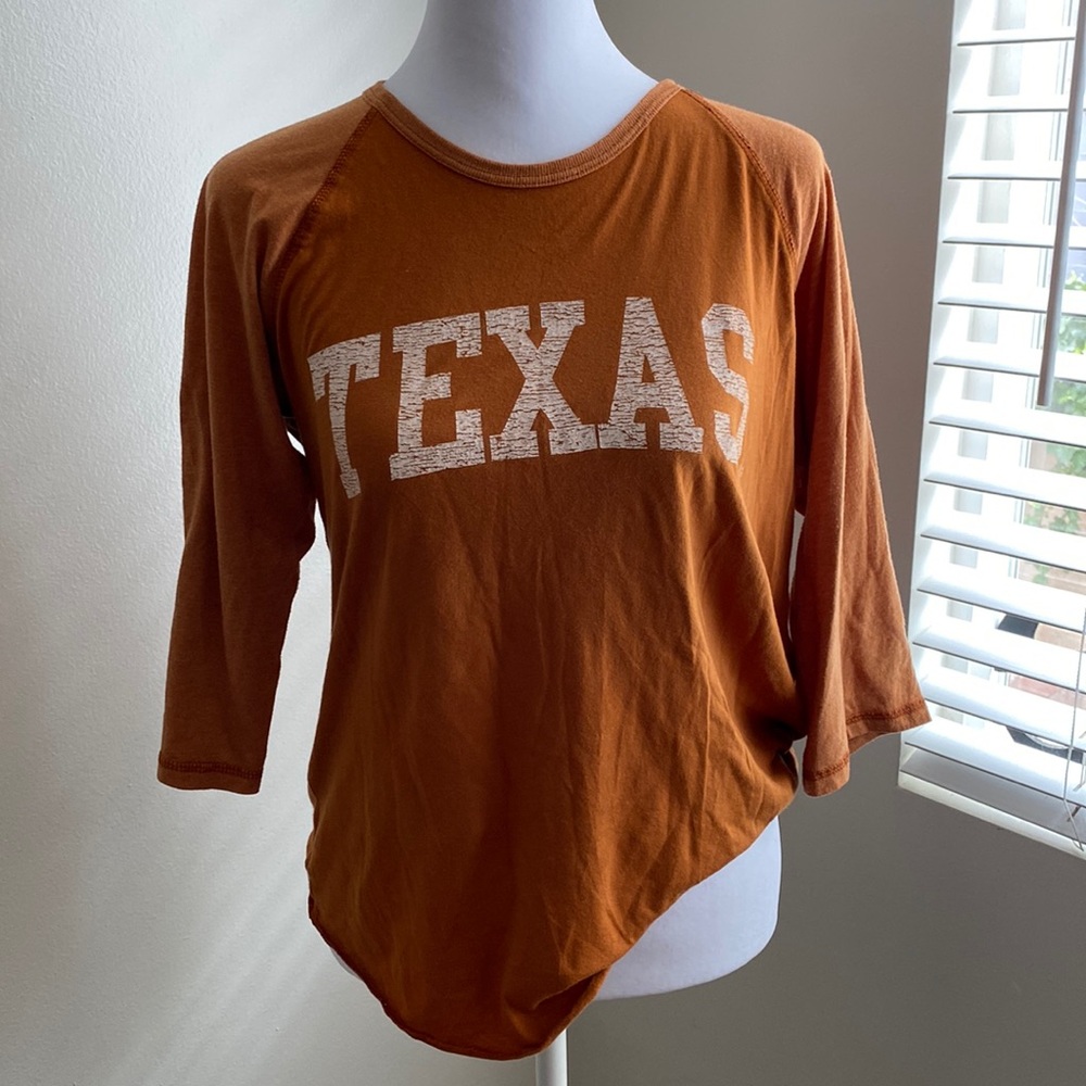 Vintage University of Texas quarter sleeve tee